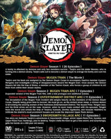 Demon Slayer: Kimetsu no Yaiba Complete Series Season 1 - 3 + Movie Anime DVD Collection All Region Dual Audio English Dubbed and Subbed Box Set