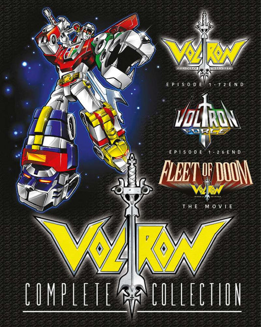 VOLTRON (Defenders + Force + Fleet Of Doom) DVD Collection All Region English Dubbed and Subbed Box Set