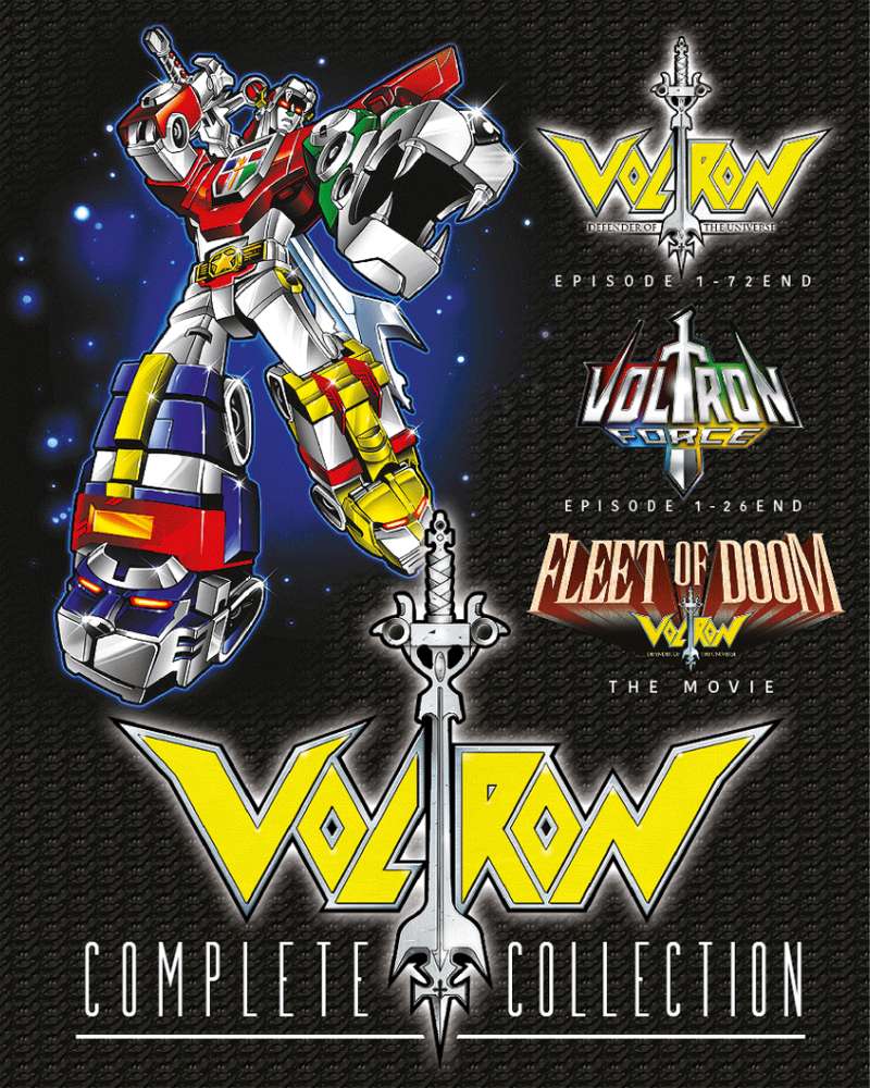 VOLTRON (Defenders + Force + Fleet Of Doom) DVD Collection All Region English Dubbed and Subbed Box Set