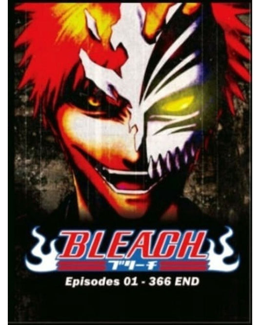 Bleach Complete Series Episode 1-366 Anime DVD Collection All Region Dual Audio English Dubbed and Subbed Box Set