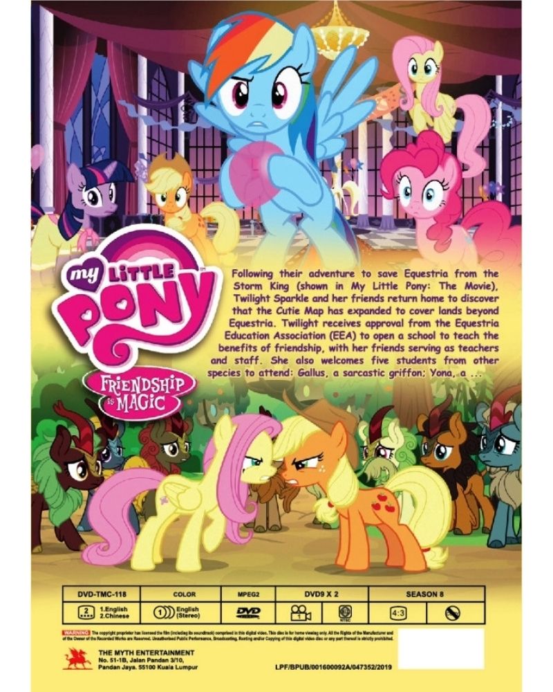 My Little Pony: Friendship is Magic Season 8 Episode 1-26 TV Series DVD