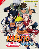 Naruto Series Episode 1-220 Anime DVD Collection All Region Dual Audio English Dubbed and Subbed Box Set